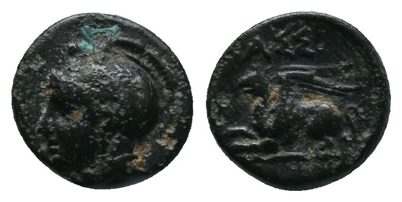Troas, Assos, 4th-3rd century BC. Æ 1,21gr