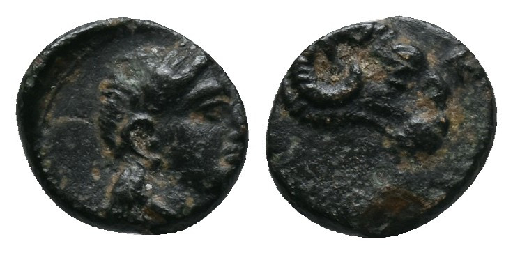 Troas, Kebren ca. 400-300 BC AE 0,89gr