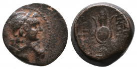 SELEUKID KINGDOM. Antiochos VII Euergetes (Sidetes) (138-129 BC). Ae. Antioch.5,35gr