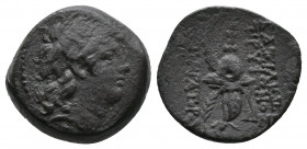 Seleukid Kingdom. Uncertain mint 100. Tryphon 142-138 BC.5,64gr