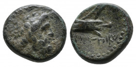 Phoenicia. Arados circa 206-52 BC. AE 3,5gr