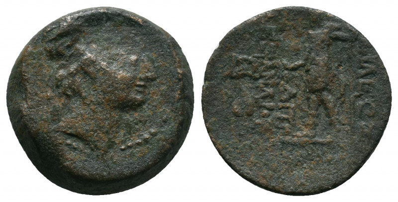 SELEUKID KINGS of SYRIA. Alexander II Zabinas. 128-122 BC. Æ  6,62gr