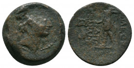 SELEUKID KINGS of SYRIA. Alexander II Zabinas. 128-122 BC. Æ  6,62gr