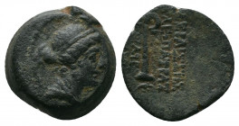 SELEUKID EMPIRE. Kleopatra Thea & Antiochos VIII. 125-121 BC. 3,57gr
