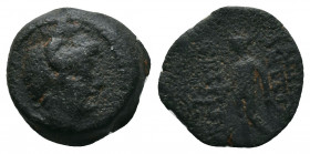 Seleukid Kingdom, Antioch. Antiochos III. 223-187 B.C. AE 3,07gr