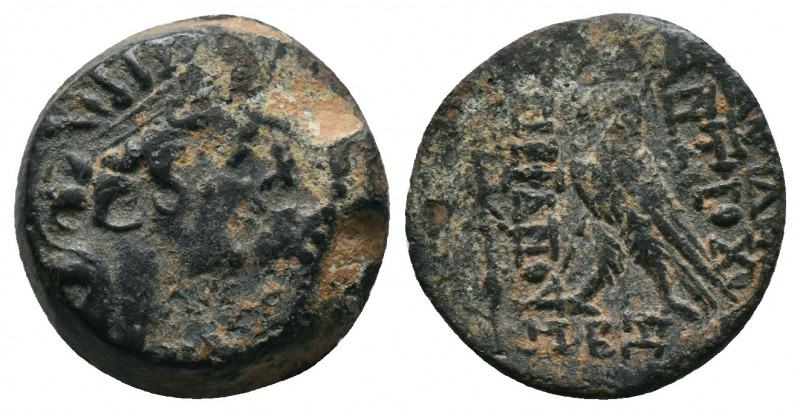 Seleukid Kingdom. Antiochos VIII Epiphanes. AE 20. 120/9 BC. Antioch. 5,32gr