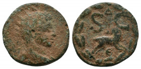 Seleucis and Pieria, Antioch,Elagabalus AD 218-222, Æ 4,58gr