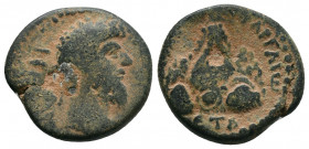 Cappadocia. Caesarea. Lucius Verus AD 161-169. Bronze Æ 7,38gr