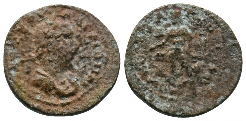 Uncertain provincial coin. Gallienus? AE 6,49gr