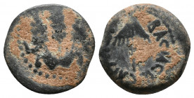 Judaea. Jerusalem. Herodians. Agrippa I CE 37-43. Prutah Æ 2,89gr