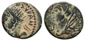 Mesopotamia. Edessa. Elagabalus AD 218-222. AE 3,13gr