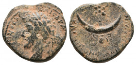 Mesopotamia, Carrhae, Marcus Aurelius 161-180. Æ 7,26gr