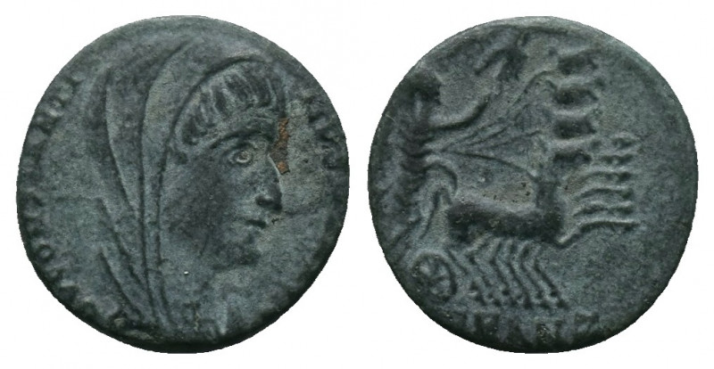 Divus Constantine I (died 337). Æ. Antioch, 337-340. Veiled head of Constantine ...