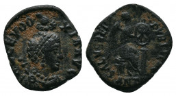 Aelia Eudoxia, Augusta, 400-404, Antiochia, 401-403. AEL EVDO-XIA AVG Pearl-diademed and draped bust of Aelia Eudoxia to right, crowned by manus Dei. ...