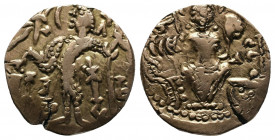 India Kushan Empire Kidarite Kingdom 1 Dinar Kidara Gandhara mint B circa AD 340-345.7,94gr