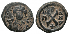 Maurice Tiberius (AD 582-602). Copper decanummium . Antioch, SB 526, 3,18gr