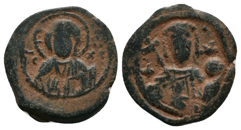 Byzantine Empire, Alexius I. AD 1081 - 1118. AE-Tetarteron. Thessalonica. . Bust...