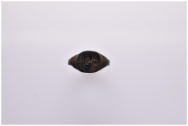 Roman seal ring AE 2.39 gr, 19 mm