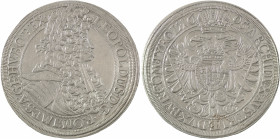 Holy Roman Empire, Leopold I, 1657-1705. Taler, 1695, Vienna mint, 28.46g (KM1275.3; Dav. 3229).

Very nice details with light hairlines in fields. Ex...