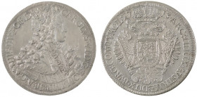 Holy Roman Empire, Karl VI, 1711-1740. Taler, 1713, Hall mint, 29.02g (KM1552; Dav. 1050). 	

Sharp details, some scratches and marks on obverse field...