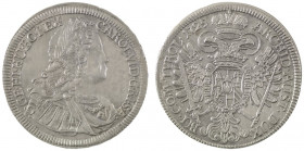 Holy Roman Empire, Karl VI, 1711-1740. Taler, 1725, Hall mint, 28.26g (KM1617; Dav. 1054).

Very nice details, hairlines and light scratches on both s...