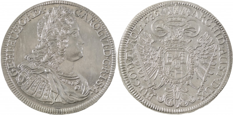 Holy Roman Empire, Karl VI, 1711-1740. Taler, 1732, Hall mint, 28.68g (KM1617; D...
