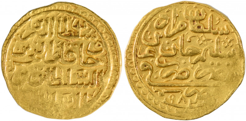 Egypt, Murad III, 1574-1595. AV Sultani, AH 982 (AD 1574), Misr mint, 3.40g (Per...