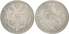 Nurnberg, Free City 1/2 Taler, 1766SR, 14.00g (KM355).

Lustrous example with bright fields and sharp details. Almost uncirculated