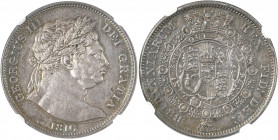 Great Britain, George III, 1760-1820, Halfcrown, 1816, Bull Head (KM667; S-3788). 

Magnificent portrait, very strong details with grey blue tone and ...