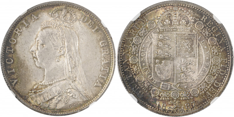 Great Britain, Victoria, 1837-1901. Halfcrown, 1887, Jubilee Head (KM764; S-3924...