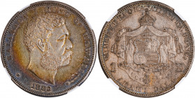 Hawaii, Kalakaua I, 1874-1891. Dollar, 1883, San Francisco mint (KM7)	

Very attractive specimen of this much sought after coin with iridescent patina...