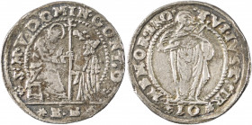 Venice, Domenico II Contarini, 1659-1674. 10 Soldi, No Date, 2.14g (Paol. 4).

Silver grey patina, strong details for issue and extremely rare (R3) by...