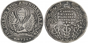 Venice, Carlo Ruzzini, 1732-1735. Osella, 1732, 9.61g (Paol. 215).

Nice grey tone with good details on both sides, crude strike and rare (R) by Paolu...