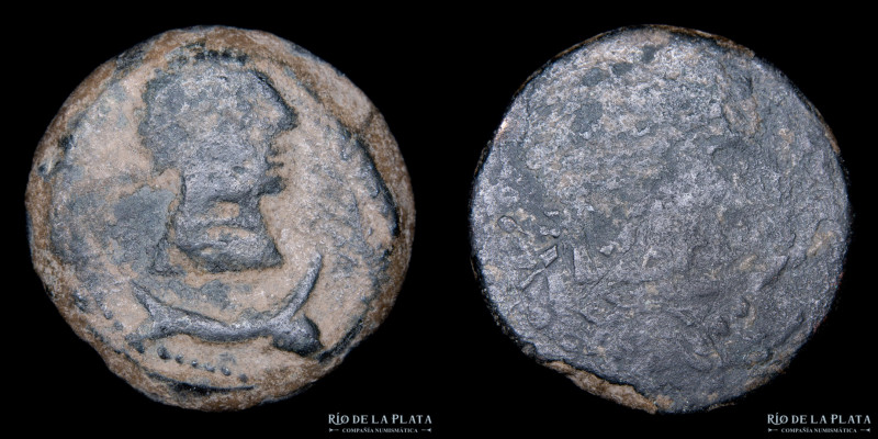 Hispania. Ulia (Montemayor, Córdoba) AE As. Emisiones ca. 50AC. 32.3mm; 23.24g. ...