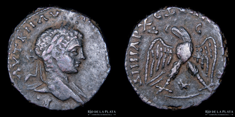 Seleucis y Pieria (Antioquia, Siria) Elagabalo 218-222DC. Tetradracma de vellón ...
