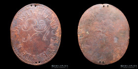 Argentina. 1811. Insignia militar. Regimiento N6 . Potosi