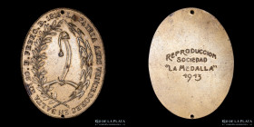 Argentina. 1813. A los Vencedores en Salta. Rep. Soc. La Medalla 1913
