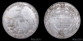 Peru. 1839 Medalla al Gral. Gamarra. Cuzco