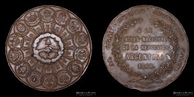 Argentina. 1860. Constitucional. Union Nacional. Cataldi
