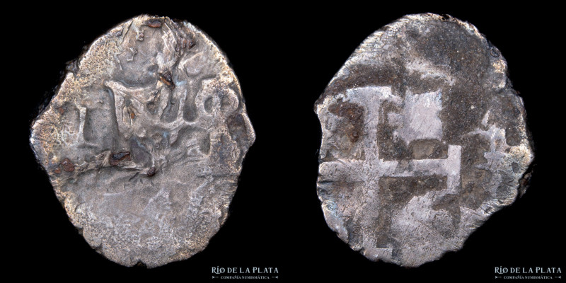 Lima. Luis I. 1/2 Real 1725-27. Macuquina. AG.930; 17mm; 1.76g.
Estimate: USD 5...