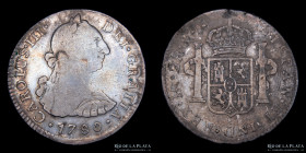 Lima. Carlos III. 2 Reales 1780 MJ. KM76