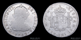 Lima. Carlos III. 2 Reales 1782 MJ. KM76