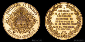 Argentina. 1882. Exposicion Continental. Proteccion al Trabajo