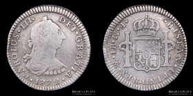 Mexico. Carlos III. 1 Real 1772 FM invertido. KM78