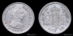 Mexico. Carlos III. 1/2 Real 1776 FM. KM78