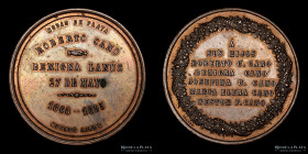 Argentina. 1893. Bodas de plata empresario teatral Roberto Cano. R. Grande