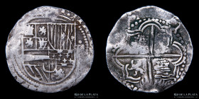 Potosi. Felipe II. 4 Reales 1579-80 L. Macuquina / Cob. CJ 2.6