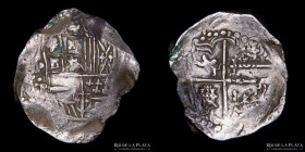Potosi. Felipe IV. 8 Reales 1623-29 P. Macuquina. CJ 13