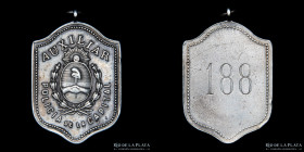 Argentina. Policia. Placa Auxiliar Policia de la Capital