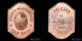 Argentina. Policia. Placa Oficial Policia de San Luis